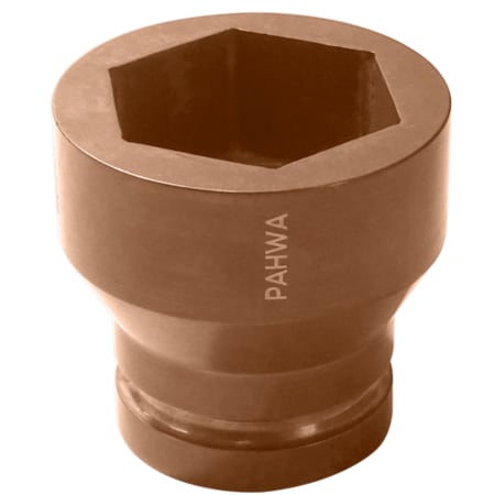 Pahwa QTi Non Sparking, Non Magnetic Impact Socket 1" (Hex) - 35 mm IS-50035